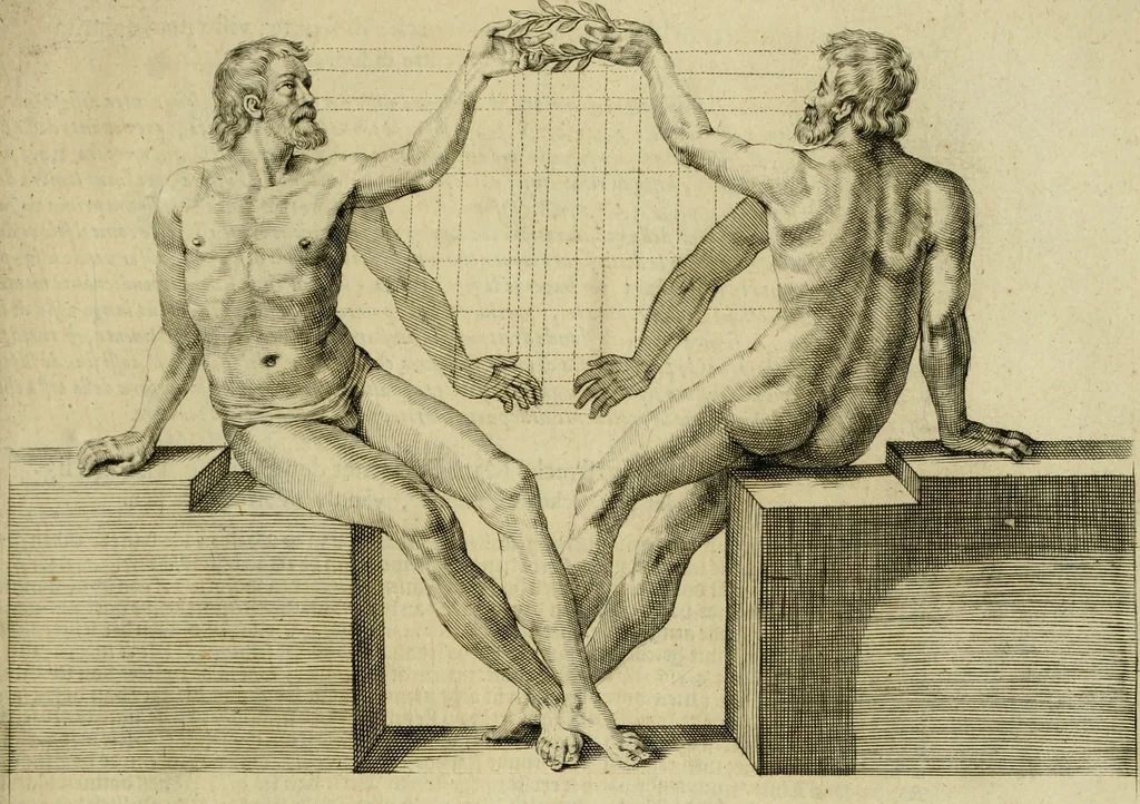 An illustration from La prima-[quinta] parte della luce del dipingere et disegnare, ..., 1643, leaf 160
