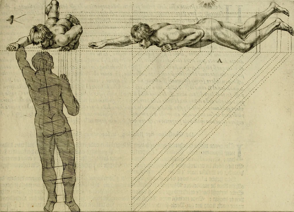 An illustration from La prima-[quinta] parte della luce del dipingere et disegnare, ..., 1643, leaf 168