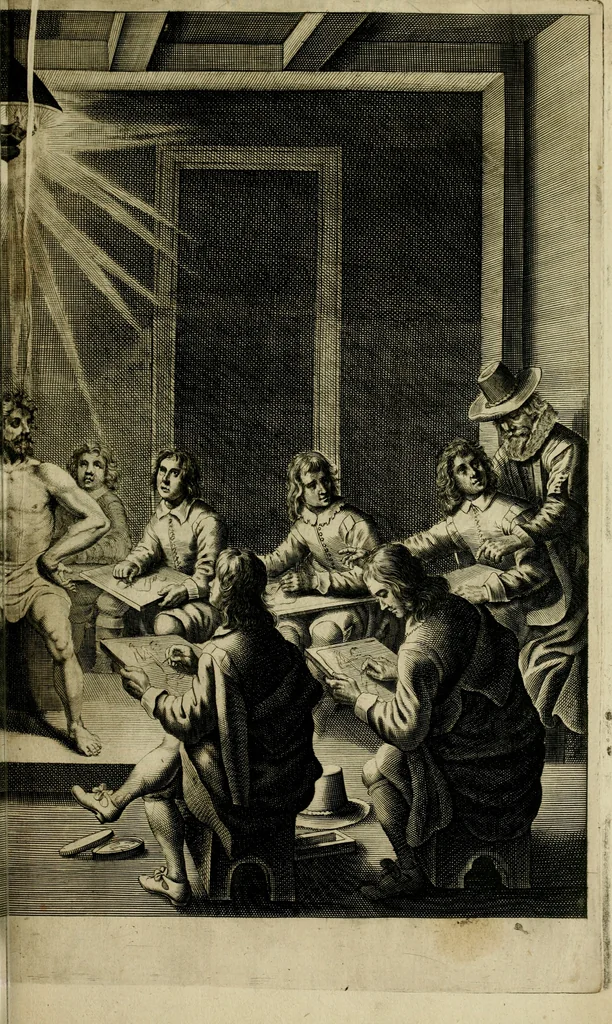 An illustration from La prima-[quinta] parte della luce del dipingere et disegnare, ..., 1643, leaf 88