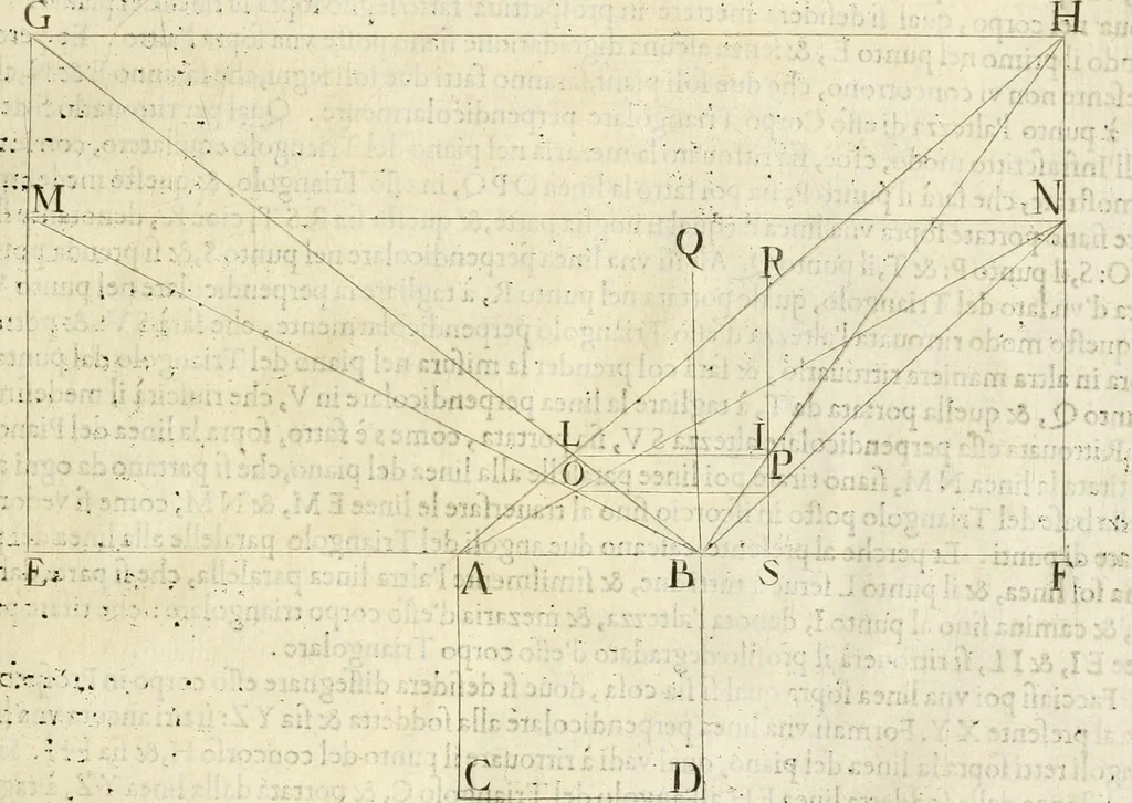 An illustration from La prospettiua pratica, 1645, leaf 22