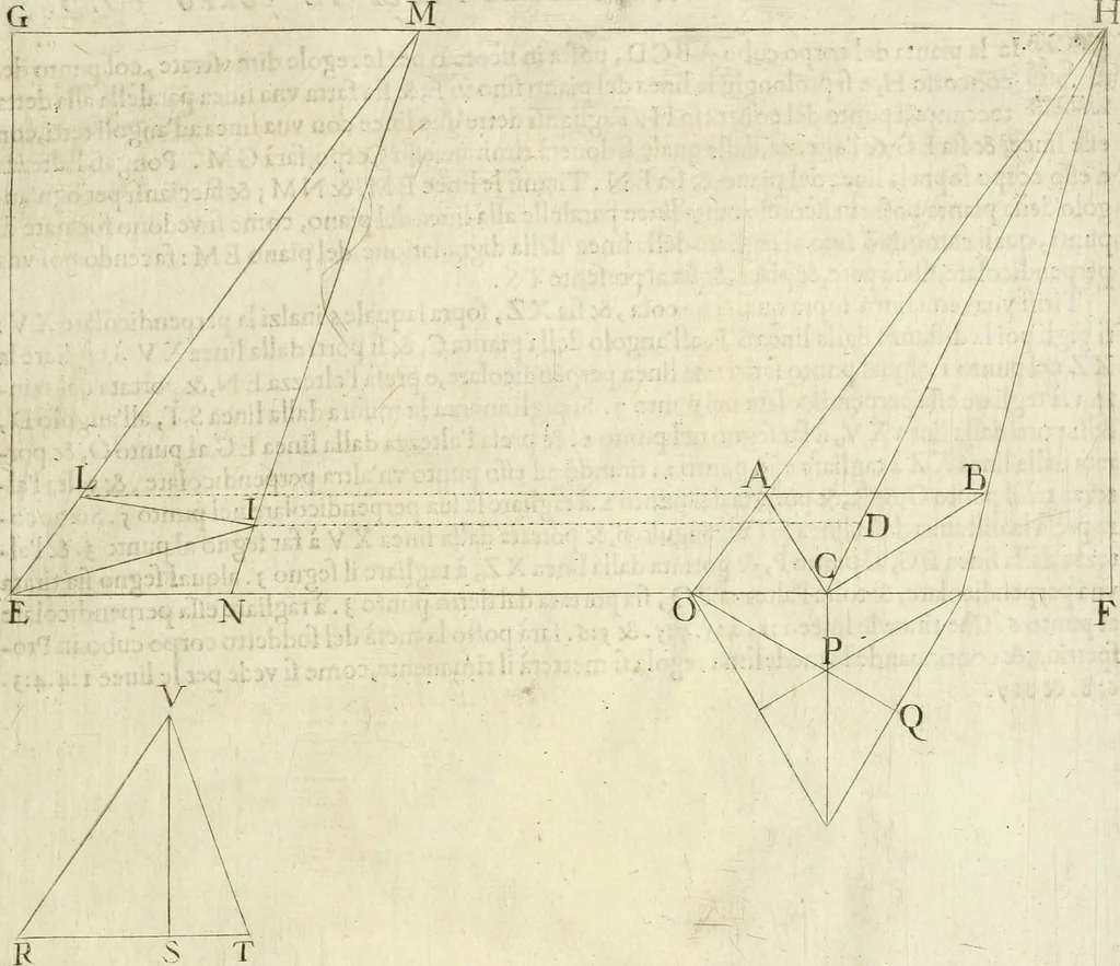 An illustration from La prospettiua pratica, 1645, leaf 24