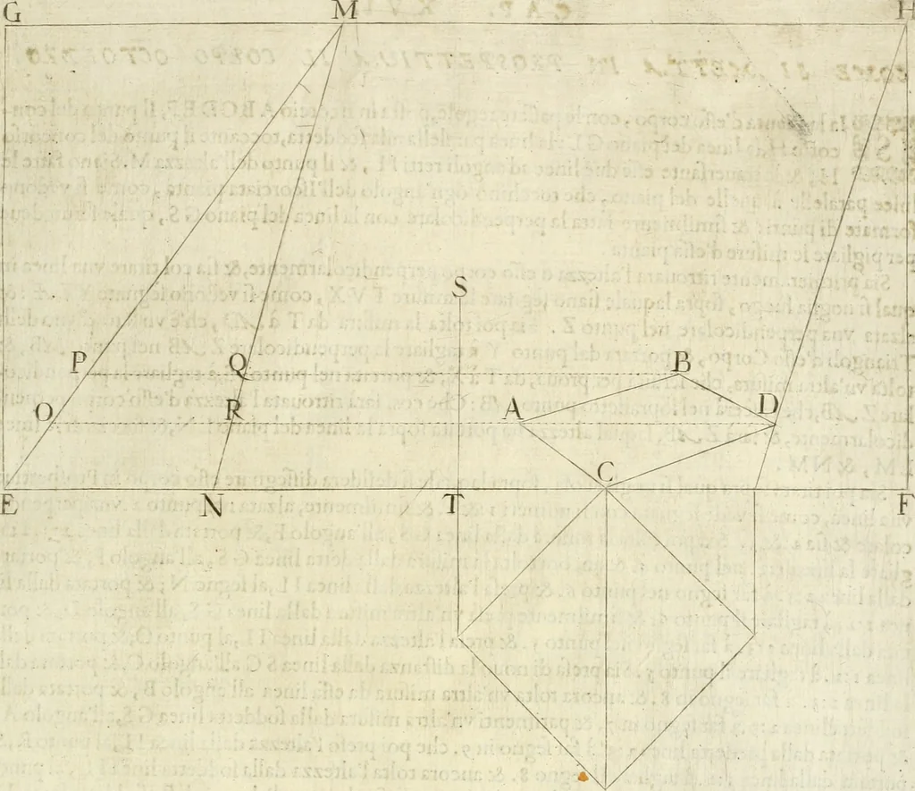 An illustration from La prospettiua pratica, 1645, leaf 26