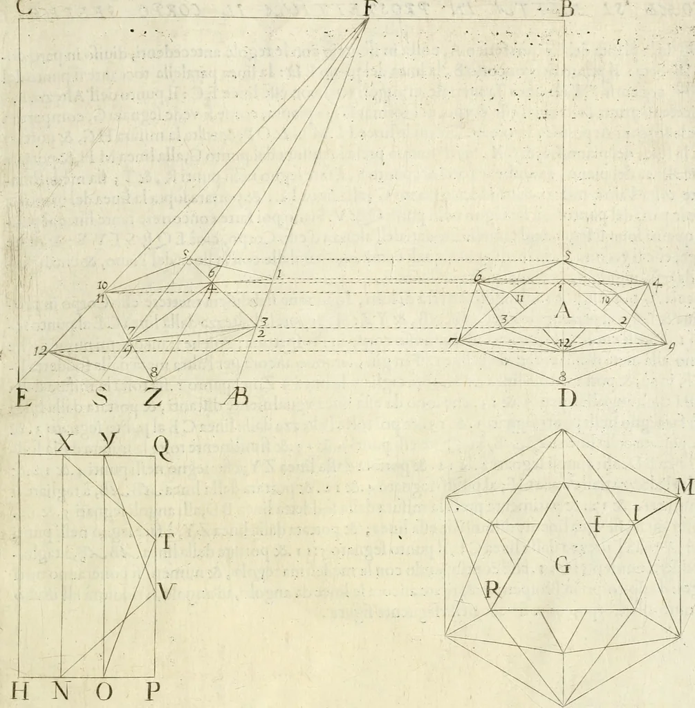 An illustration from La prospettiua pratica, 1645, leaf 32