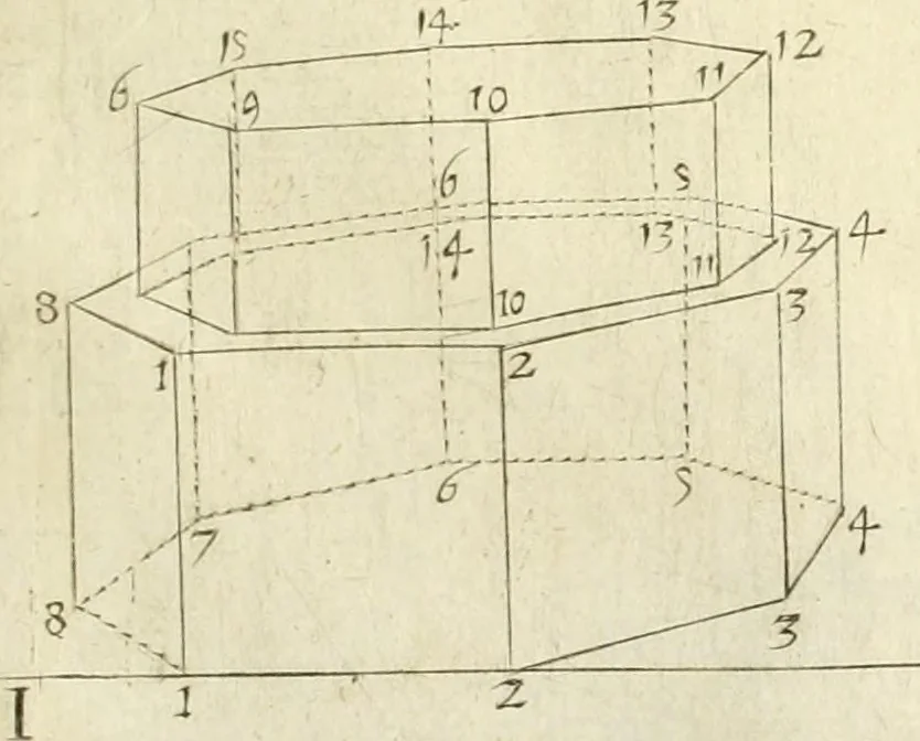 An illustration from La prospettiua pratica, 1645, leaf 38