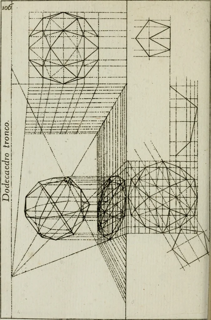An illustration from La prospettiva pratica : delineata in tavole a norma della seconda regola, 1744, leaf 109