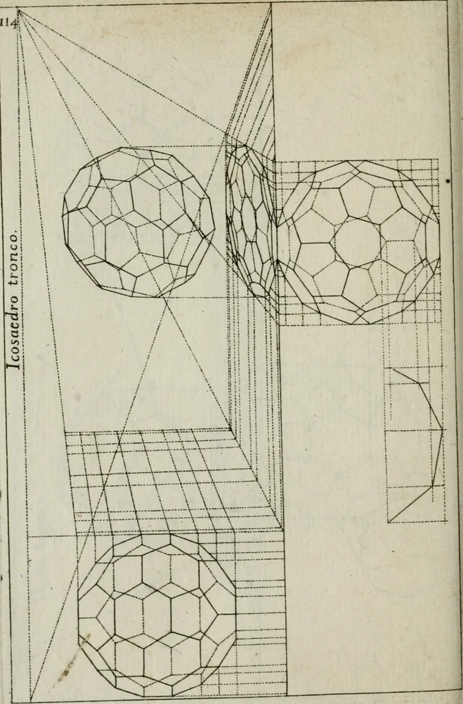 An illustration from La prospettiva pratica : delineata in tavole a norma della seconda regola, 1744, leaf 117