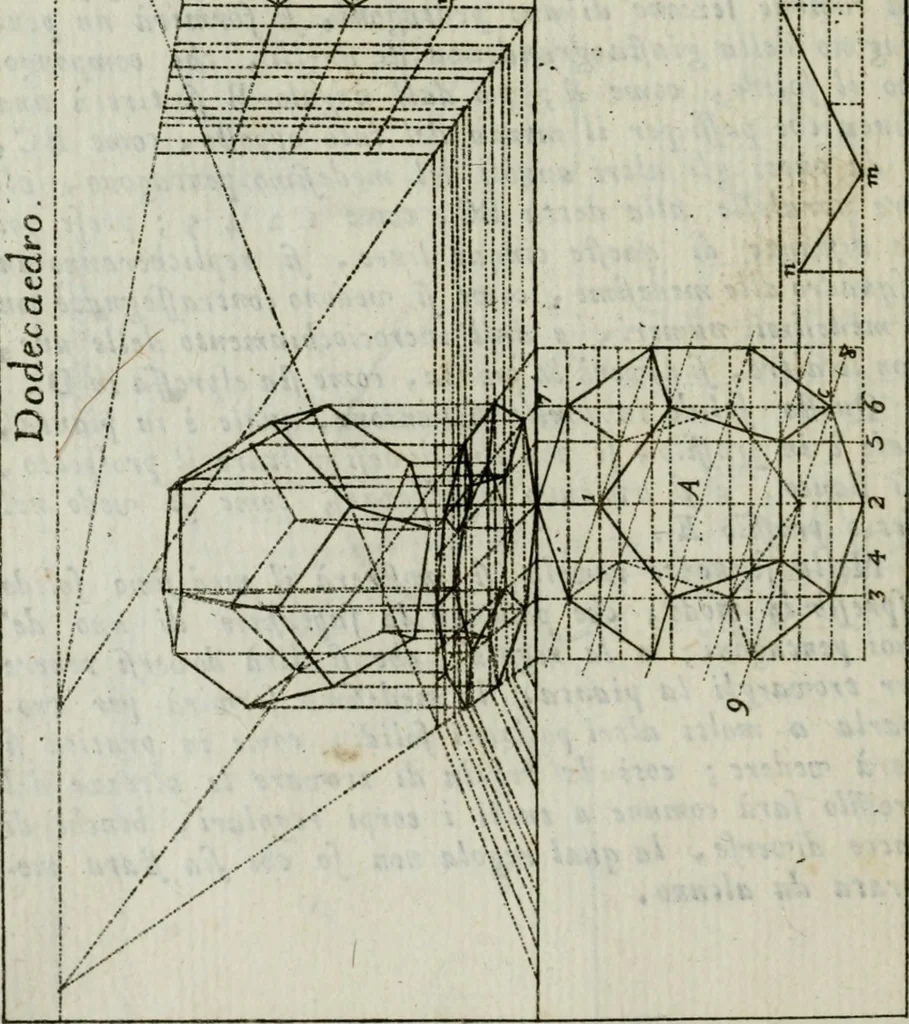 An illustration from La prospettiva pratica : delineata in tavole a norma della seconda regola, 1744, leaf 79