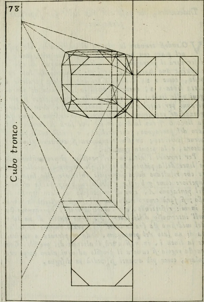 An illustration from La prospettiva pratica : delineata in tavole a norma della seconda regola, 1744, leaf 81