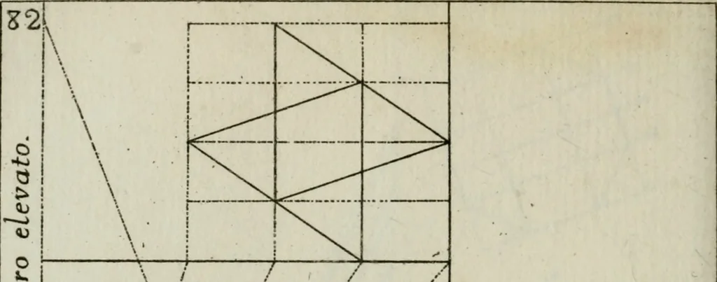 An illustration from La prospettiva pratica : delineata in tavole a norma della seconda regola, 1744, leaf 85