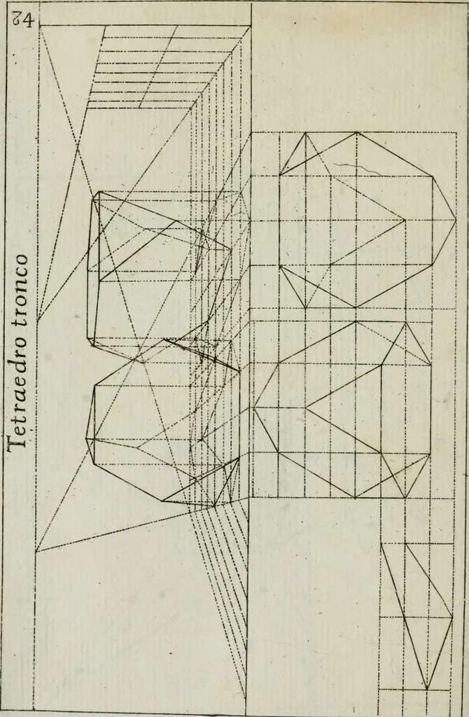 An illustration from La prospettiva pratica : delineata in tavole a norma della seconda regola, 1744, leaf 87