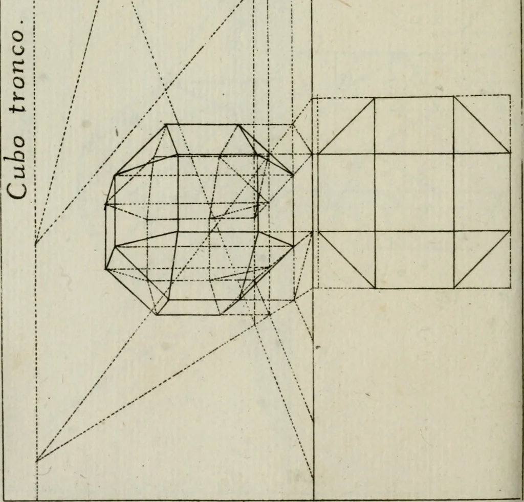 An illustration from La prospettiva pratica : delineata in tavole a norma della seconda regola, 1744, leaf 95