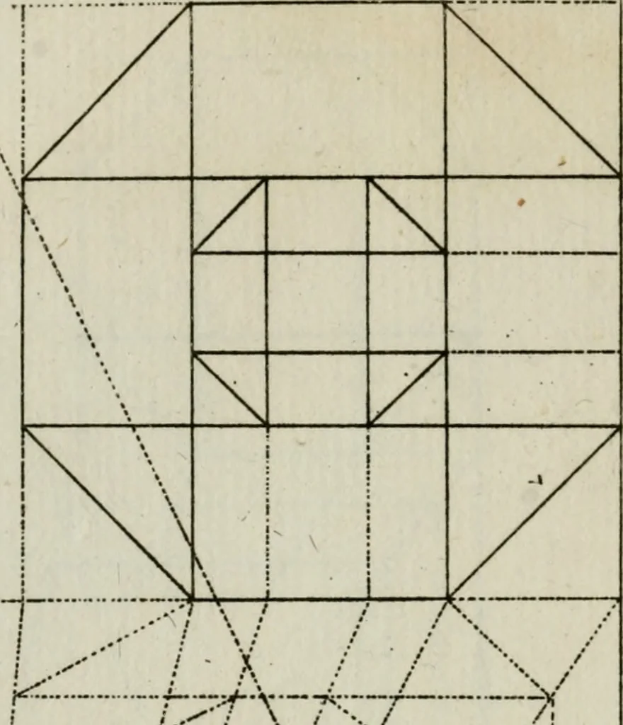 An illustration from La prospettiva pratica : delineata in tavole a norma della seconda regola, 1744, leaf 97