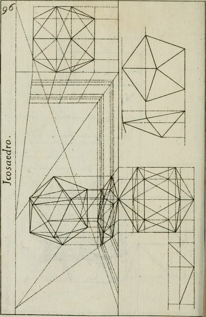 An illustration from La prospettiva pratica : delineata in tavole a norma della seconda regola, 1744, leaf 99