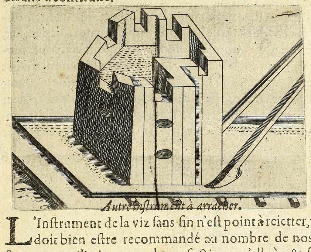 An illustration from La pyrotechnie de Hanzelet lorrain, ou sont representez les plus rares & plus appreuuez secrets des machines & des feux artificiels, propres pour assieger, battre, surprende & deffendre toutes places, 1630, leaf 151