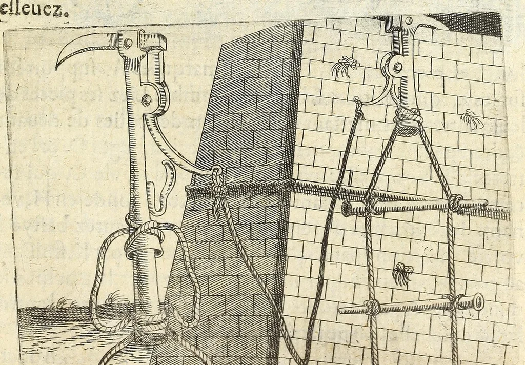 An illustration from La pyrotechnie de Hanzelet lorrain, ou sont representez les plus rares & plus appreuuez secrets des machines & des feux artificiels, propres pour assieger, battre, surprende & deffendre toutes places, 1630, leaf 171