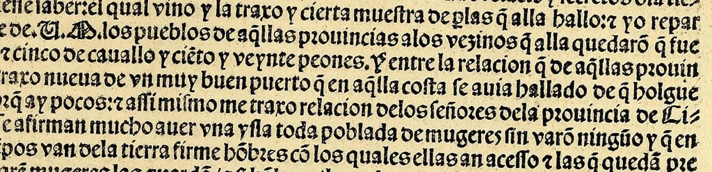 An illustration from La quarta relacion q[ue] Ferna[n]do Cortes gouernador y capitan general porsu majestad enla Nueua España d[e]l mar oceano embio al muy alto [y] muy potentissimo inuictissimo señor don Carlos emperador semper angusto [sic] y rey de España nuestro señor : enla qual estan otras cartas [y] relaciones que los capitanes Pedro de Aluarado [y] Diego Godoy embiaron al dicho capitan Fernardo [sic] Cortes, 1525, leaf 15