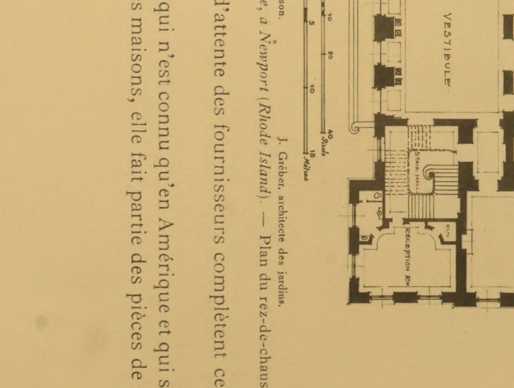 An illustration from L'architecture aux États-Unis; preuve de la force d'expansion du génie français, heureuse association de qualités admirablement complémentaires. Préf. de Victor Cambon, 1920, leaf 85
