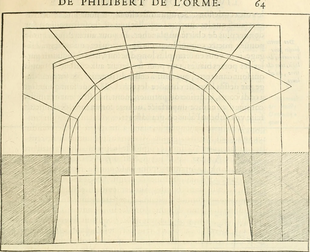 An illustration from L'architecture de Philibert de l'Orme, cõseillier & aumosnier ordinaire du roy, & abbé de S. Serge lez Angiers, 1576, leaf 150