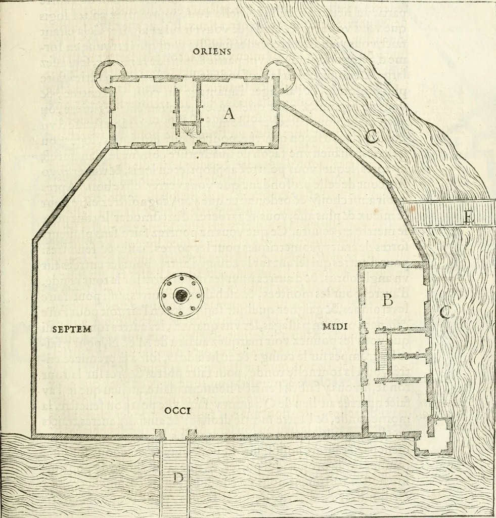 An illustration from L'architecture de Philibert de l'Orme, cõseillier & aumosnier ordinaire du roy, & abbé de S. Serge lez Angiers, 1576, leaf 154