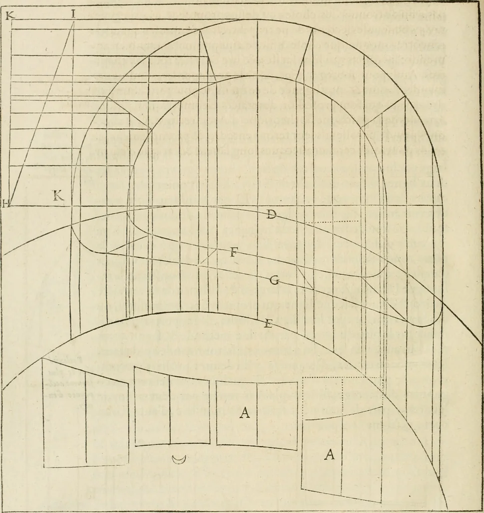 An illustration from L'architecture de Philibert de l'Orme, cõseillier & aumosnier ordinaire du roy, & abbé de S. Serge lez Angiers, 1576, leaf 181