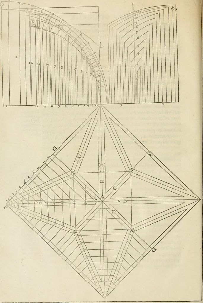 An illustration from L'architecture de Philibert de l'Orme, cõseillier & aumosnier ordinaire du roy, & abbé de S. Serge lez Angiers, 1576, leaf 239