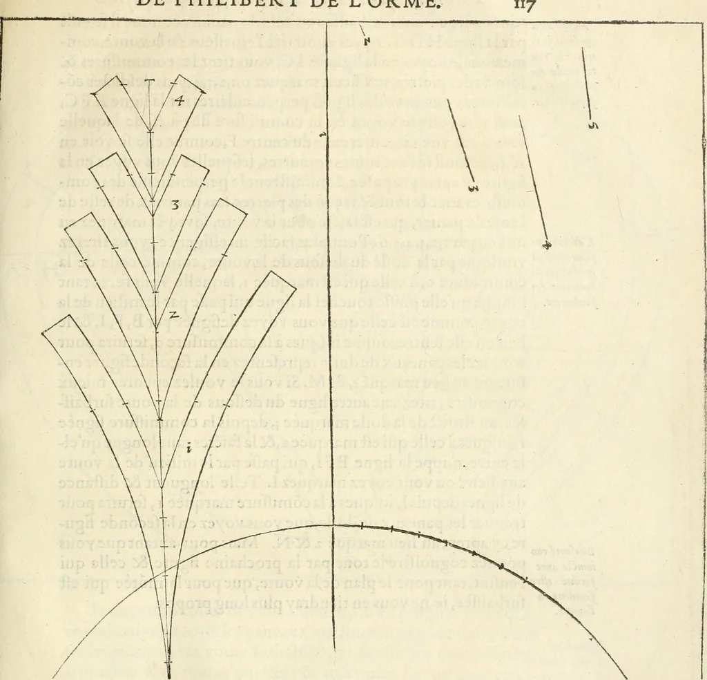 An illustration from L'architecture de Philibert de l'Orme, cõseillier & aumosnier ordinaire du roy, & abbé de S. Serge lez Angiers, 1576, leaf 260