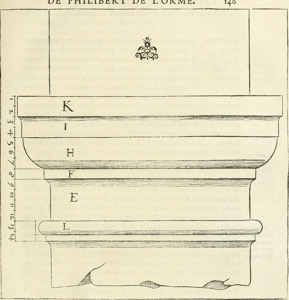 An illustration from L'architecture de Philibert de l'Orme, cõseillier & aumosnier ordinaire du roy, & abbé de S. Serge lez Angiers, 1576, leaf 306