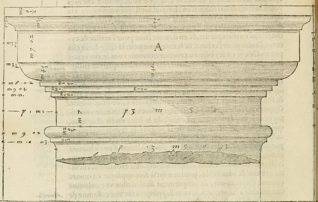 An illustration from L'architecture de Philibert de l'Orme, cõseillier & aumosnier ordinaire du roy, & abbé de S. Serge lez Angiers, 1576, leaf 323