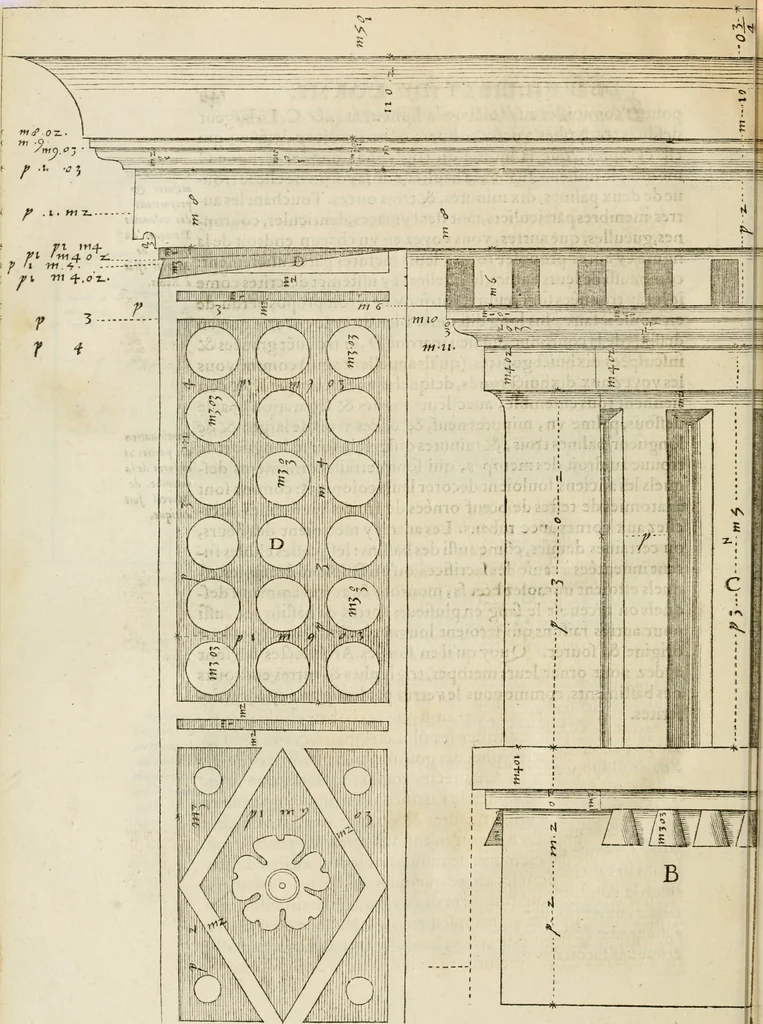 An illustration from L'architecture de Philibert de l'Orme, cõseillier & aumosnier ordinaire du roy, & abbé de S. Serge lez Angiers, 1576, leaf 325