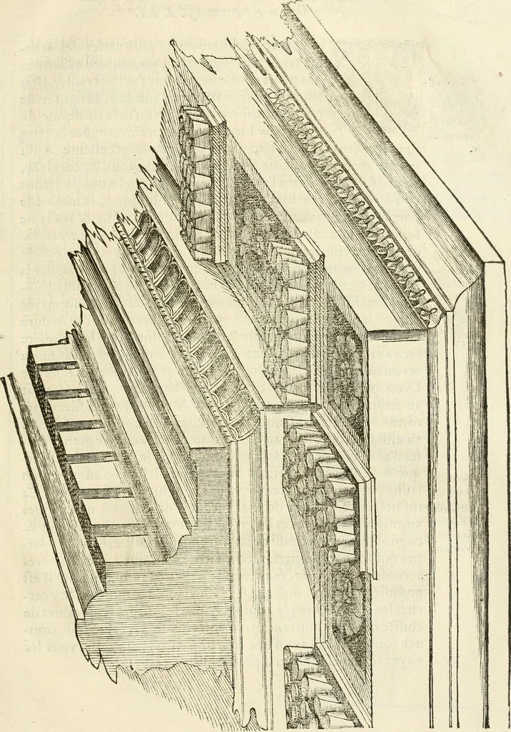 An illustration from L'architecture de Philibert de l'Orme, cõseillier & aumosnier ordinaire du roy, & abbé de S. Serge lez Angiers, 1576, leaf 332