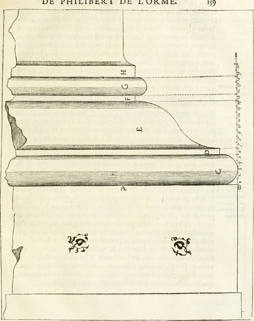 An illustration from L'architecture de Philibert de l'Orme, cõseillier & aumosnier ordinaire du roy, & abbé de S. Serge lez Angiers, 1576, leaf 344