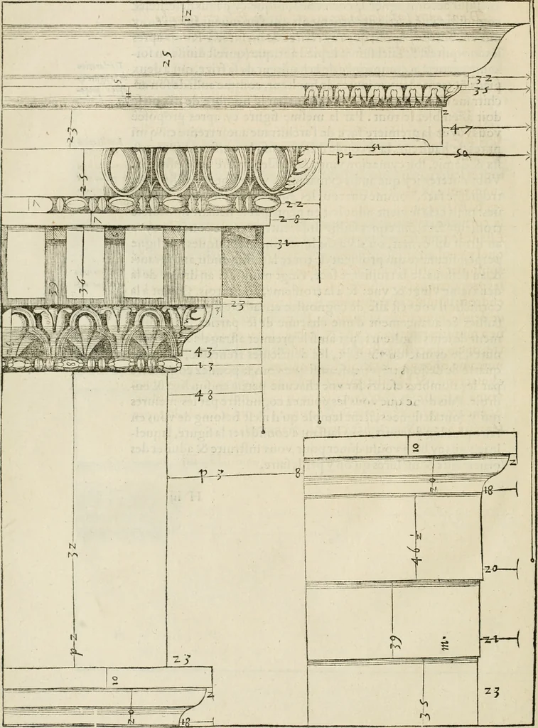 An illustration from L'architecture de Philibert de l'Orme, cõseillier & aumosnier ordinaire du roy, & abbé de S. Serge lez Angiers, 1576, leaf 365
