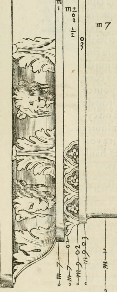 An illustration from L'architecture de Philibert de l'Orme, cõseillier & aumosnier ordinaire du roy, & abbé de S. Serge lez Angiers, 1576, leaf 369