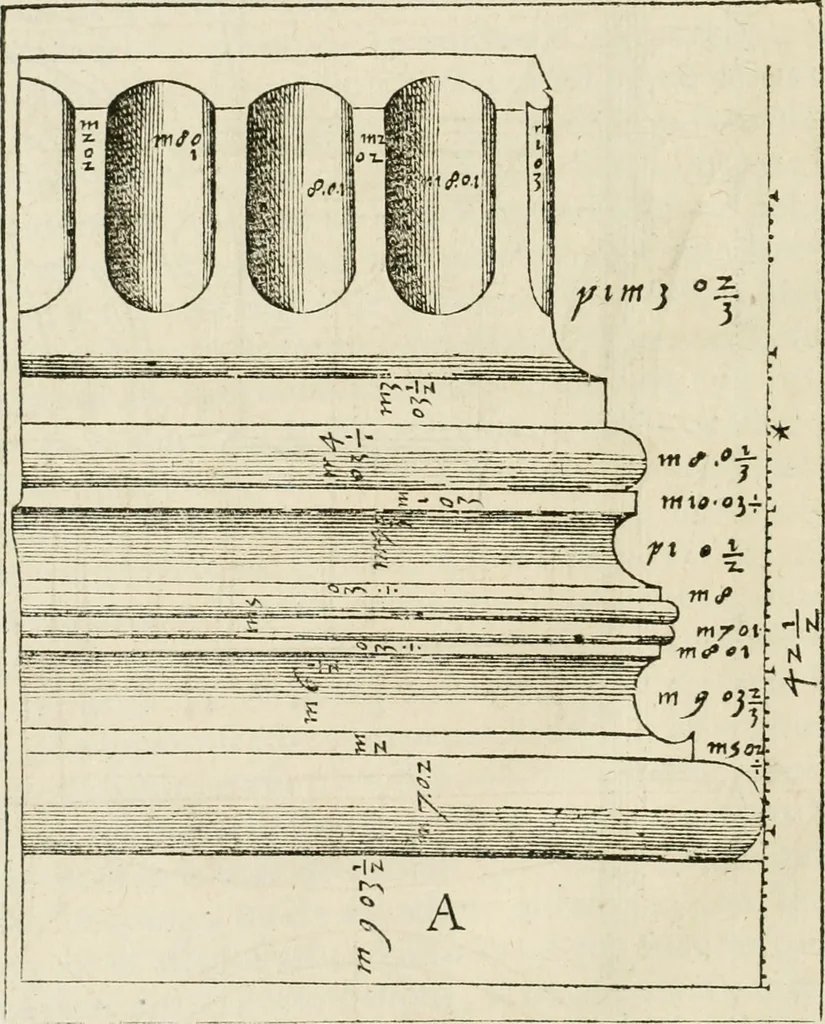 An illustration from L'architecture de Philibert de l'Orme, cõseillier & aumosnier ordinaire du roy, & abbé de S. Serge lez Angiers, 1576, leaf 401