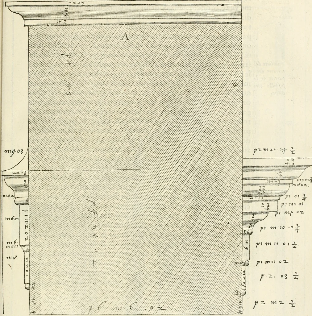 An illustration from L'architecture de Philibert de l'Orme, cõseillier & aumosnier ordinaire du roy, & abbé de S. Serge lez Angiers, 1576, leaf 404