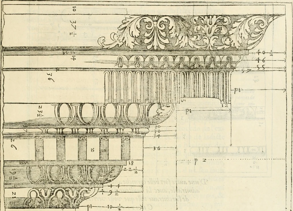 An illustration from L'architecture de Philibert de l'Orme, cõseillier & aumosnier ordinaire du roy, & abbé de S. Serge lez Angiers, 1576, leaf 422