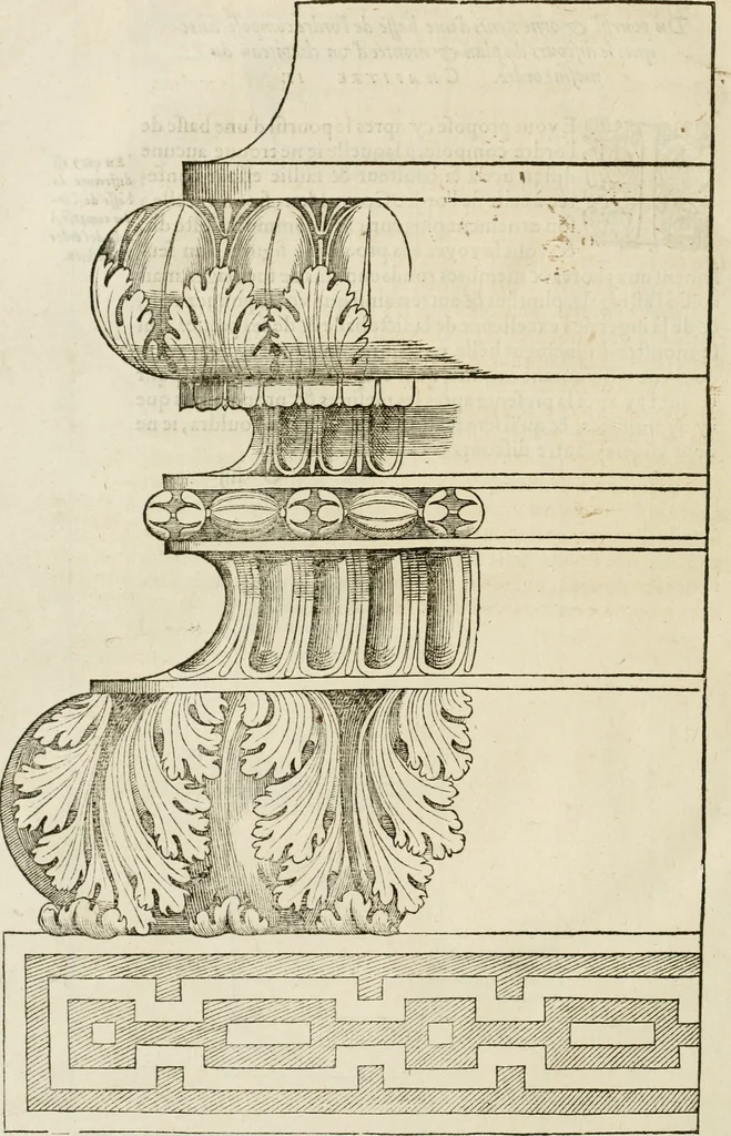 An illustration from L'architecture de Philibert de l'Orme, cõseillier & aumosnier ordinaire du roy, & abbé de S. Serge lez Angiers, 1576, leaf 435