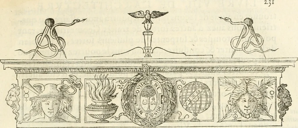 An illustration from L'architecture de Philibert de l'Orme, cõseillier & aumosnier ordinaire du roy, & abbé de S. Serge lez Angiers, 1576, leaf 488