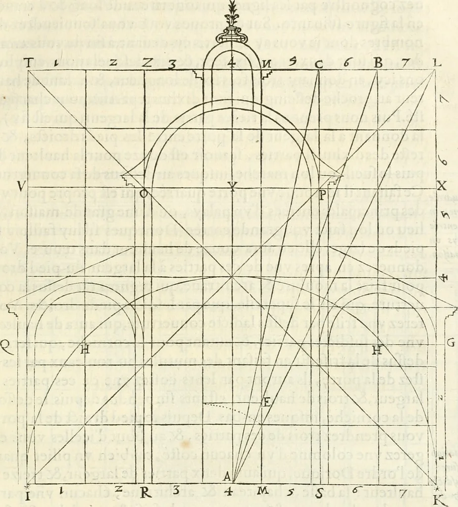 An illustration from L'architecture de Philibert de l'Orme, cõseillier & aumosnier ordinaire du roy, & abbé de S. Serge lez Angiers, 1576, leaf 496