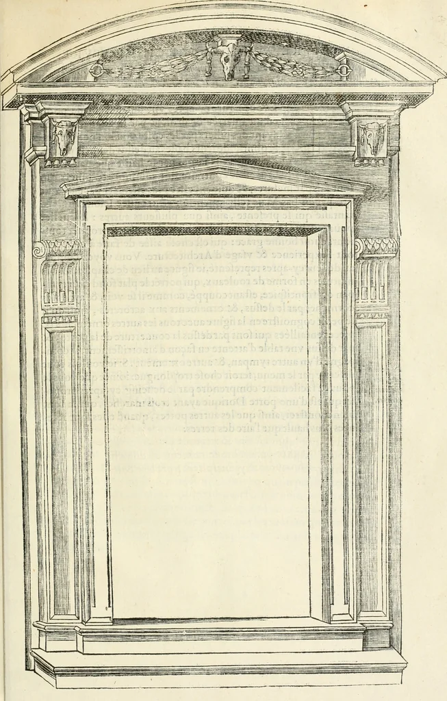 An illustration from L'architecture de Philibert de l'Orme, cõseillier & aumosnier ordinaire du roy, & abbé de S. Serge lez Angiers, 1576, leaf 510