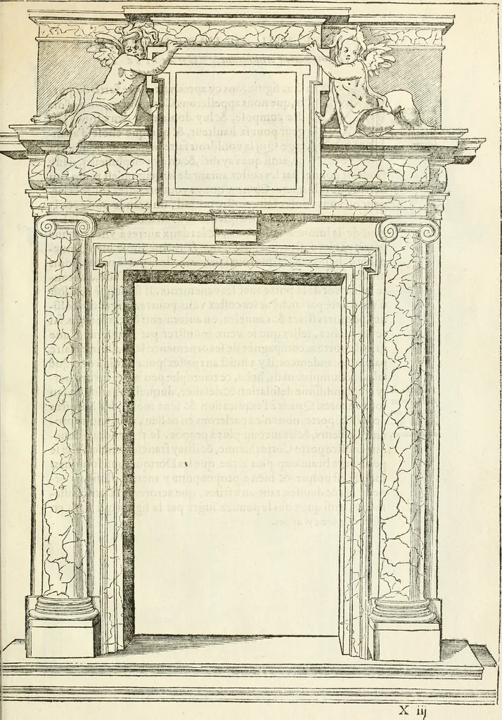 An illustration from L'architecture de Philibert de l'Orme, cõseillier & aumosnier ordinaire du roy, & abbé de S. Serge lez Angiers, 1576, leaf 518