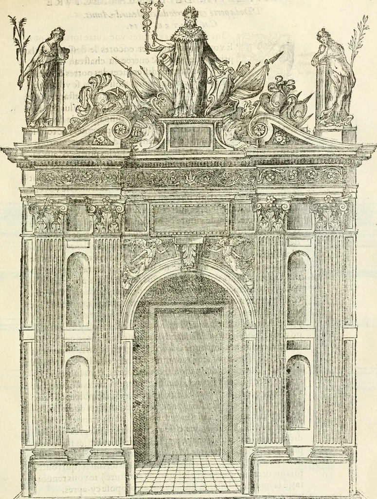 An illustration from L'architecture de Philibert de l'Orme, cõseillier & aumosnier ordinaire du roy, & abbé de S. Serge lez Angiers, 1576, leaf 520