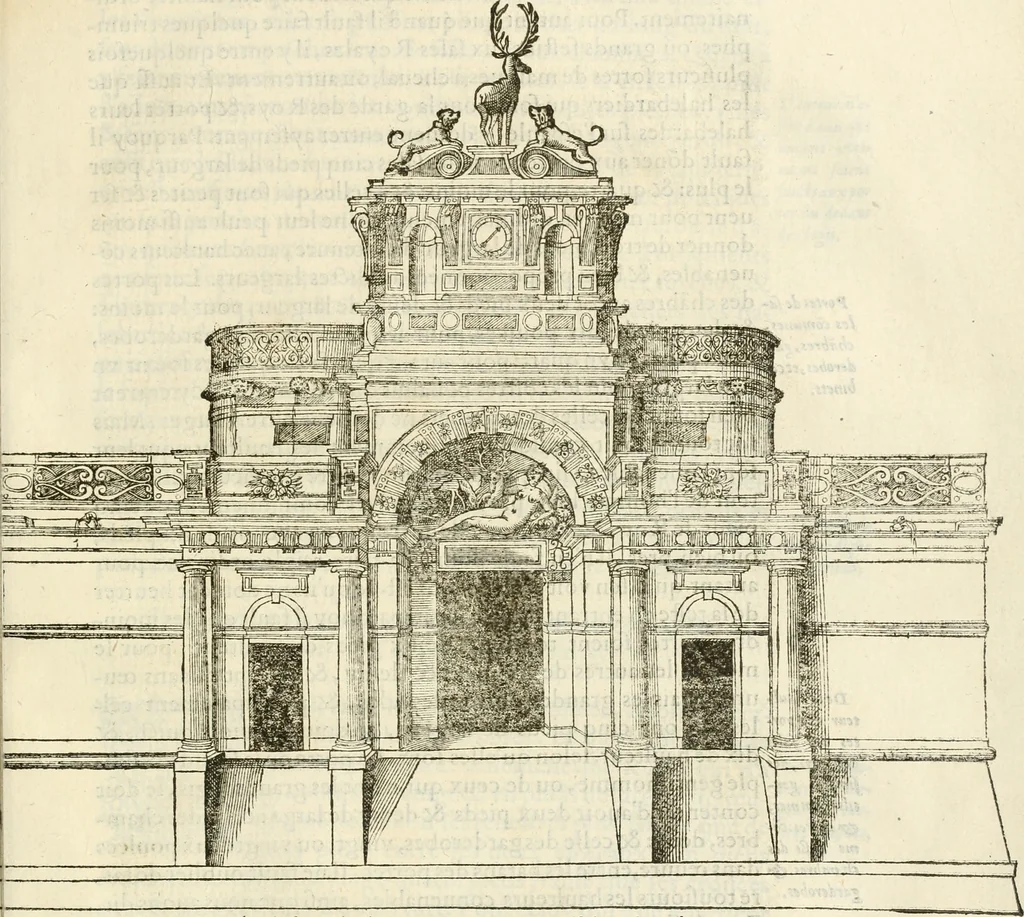 An illustration from L'architecture de Philibert de l'Orme, cõseillier & aumosnier ordinaire du roy, & abbé de S. Serge lez Angiers, 1576, leaf 522