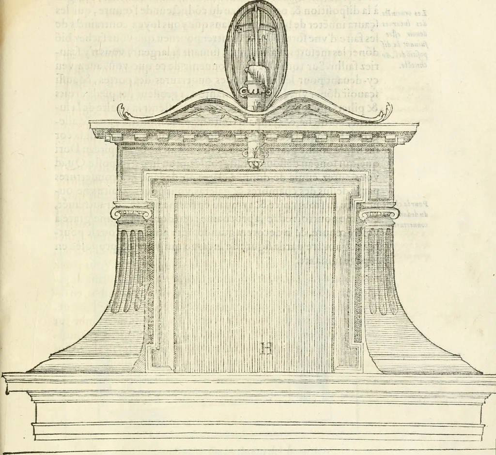 An illustration from L'architecture de Philibert de l'Orme, cõseillier & aumosnier ordinaire du roy, & abbé de S. Serge lez Angiers, 1576, leaf 538