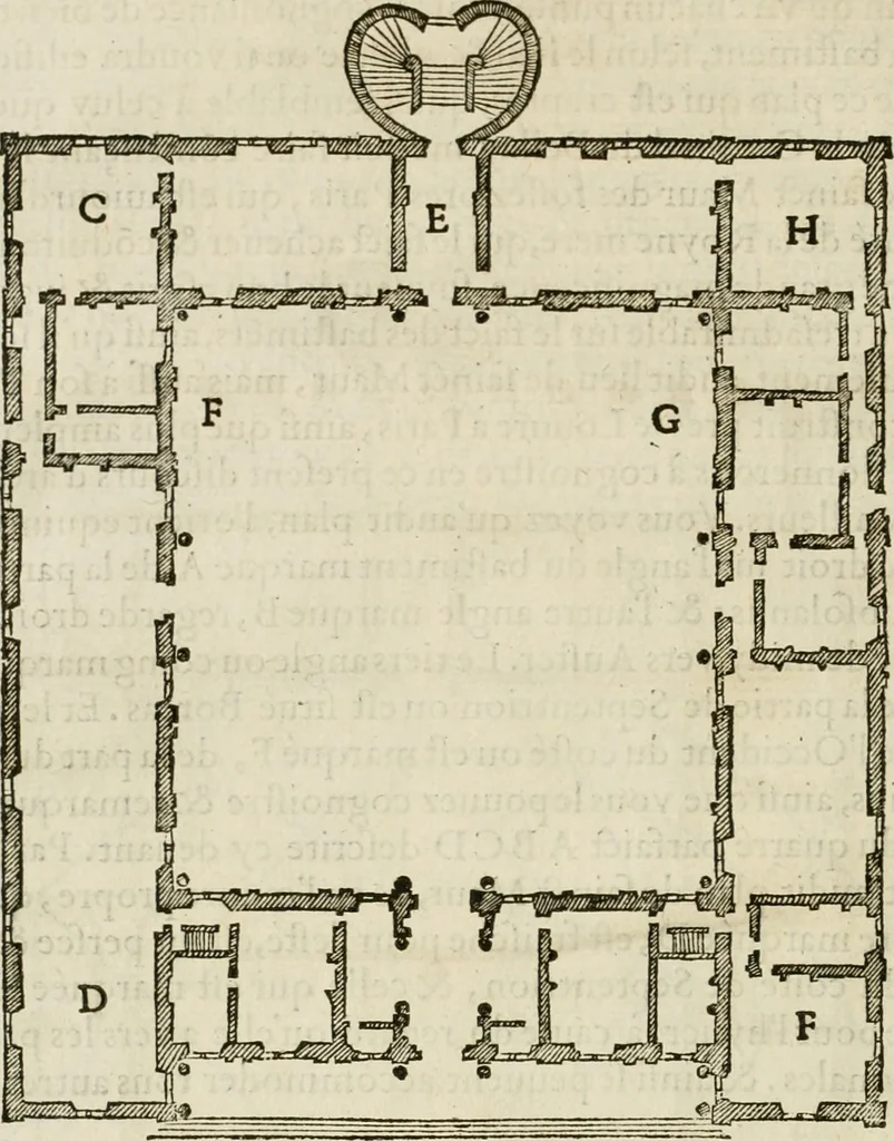 An illustration from L'architecture de Philibert de l'Orme, cõseillier & aumosnier ordinaire du roy, & abbé de S. Serge lez Angiers, 1576, leaf 57