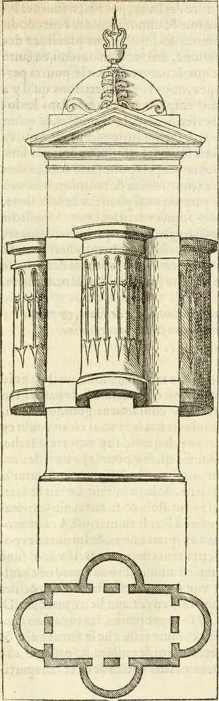An illustration from L'architecture de Philibert de l'Orme, cõseillier & aumosnier ordinaire du roy, & abbé de S. Serge lez Angiers, 1576, leaf 576