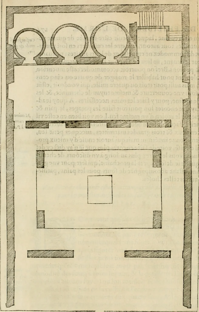 An illustration from L'architecture de Philibert de l'Orme, cõseillier & aumosnier ordinaire du roy, & abbé de S. Serge lez Angiers, 1576, leaf 579