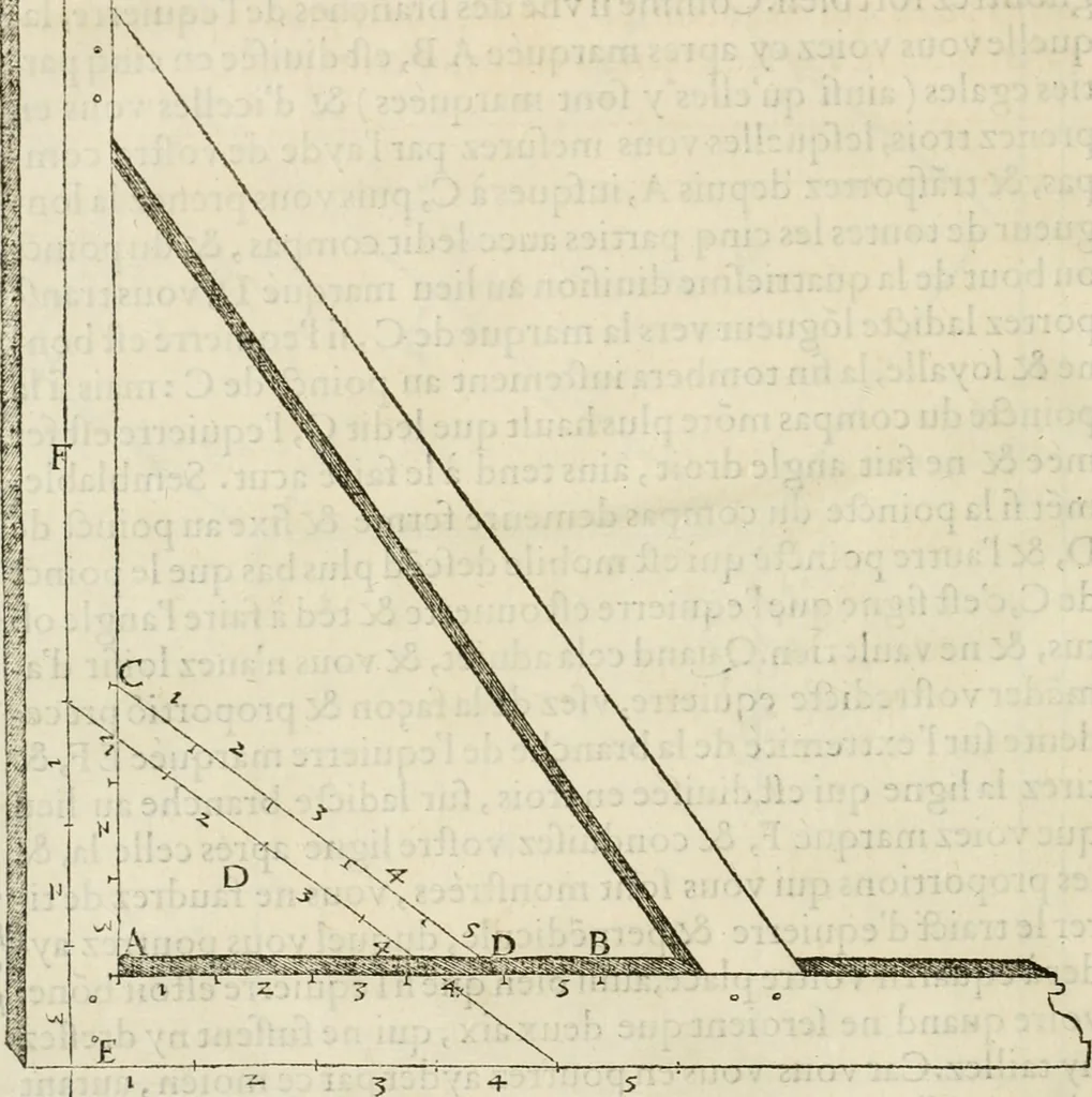 An illustration from L'architecture de Philibert de l'Orme, cõseillier & aumosnier ordinaire du roy, & abbé de S. Serge lez Angiers, 1576, leaf 95