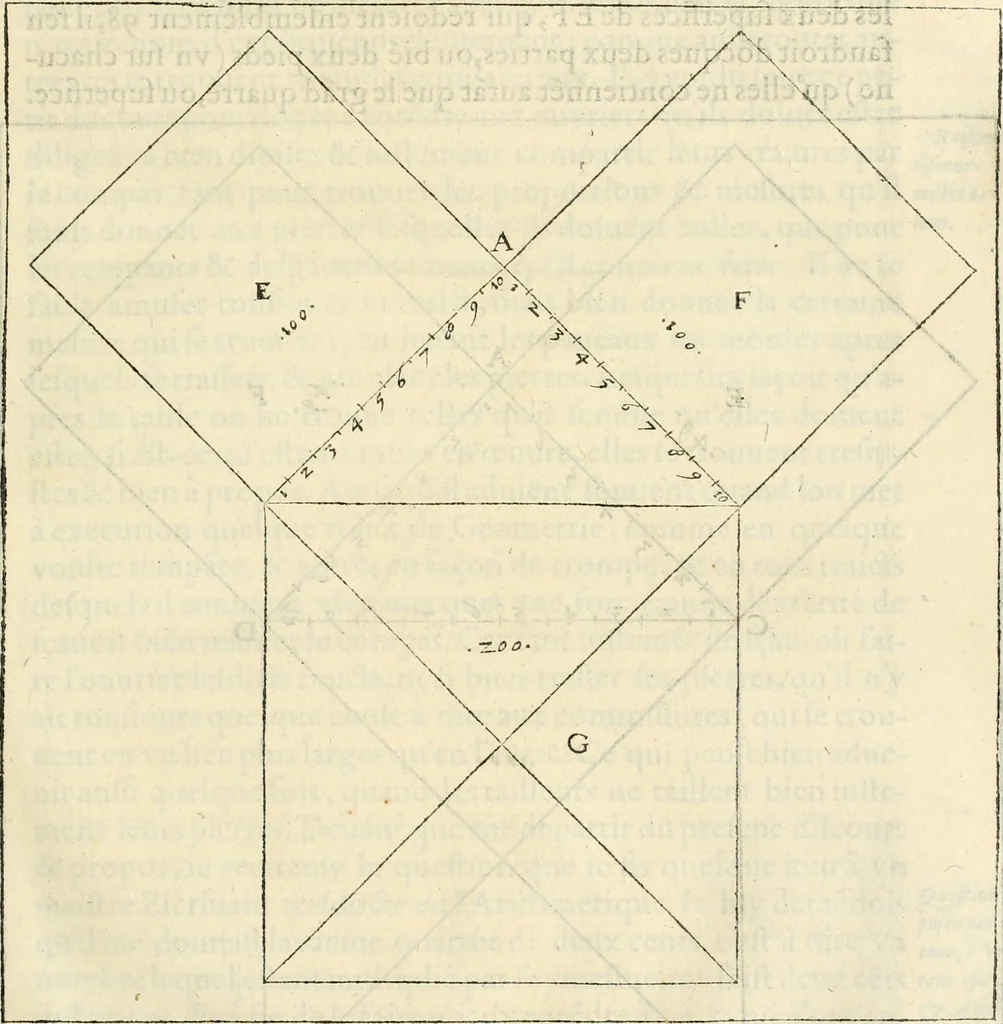 An illustration from L'architecture de Philibert de l'Orme, cõseillier & aumosnier ordinaire du roy, & abbé de S. Serge lez Angiers, 1576, leaf 96