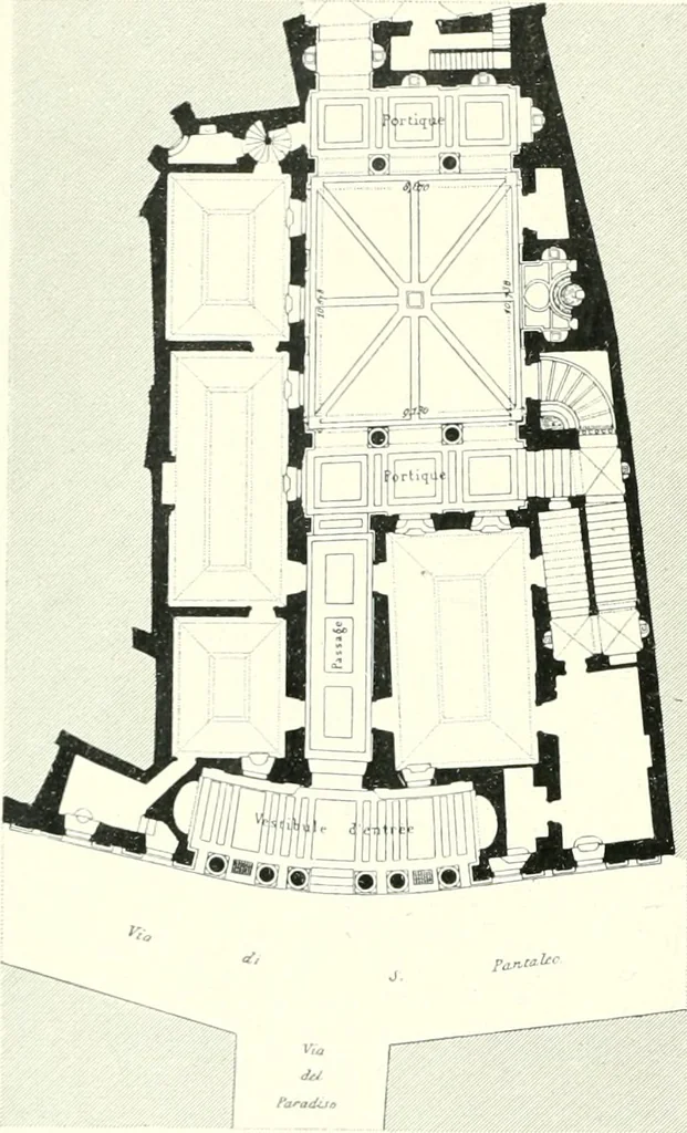 An illustration from L'architecture italienne au XVIe siècle, 1900, leaf 13